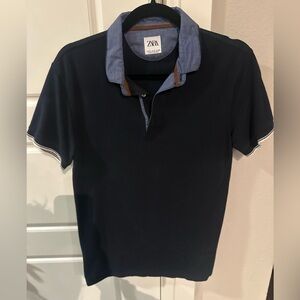 Zara collard shirt